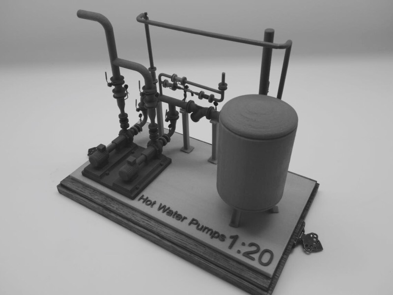 Макет изготовлен с помощью 3D-печати